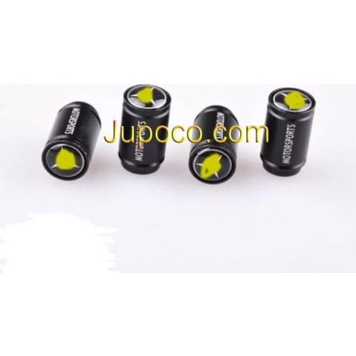 FREE SHIPPING 4PCS Car Tire Valve Caps For Mercedes W203 W211 W204 W210 W124 GLA Accessories