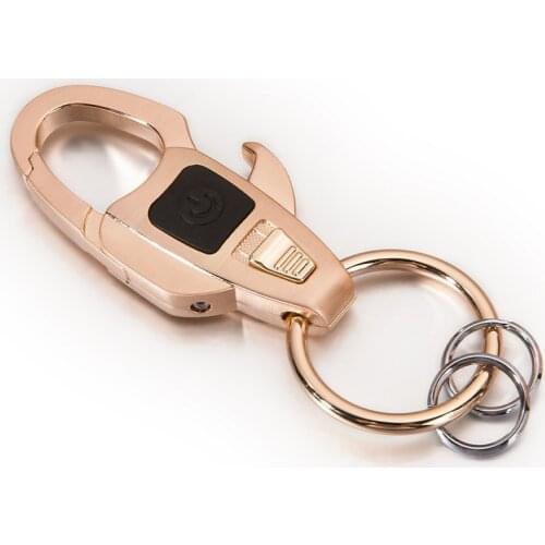 Car Key Chain with LED Light Metal Key Ring Bottle Opener for Cadillac Escalade Chevrolet Captiva Chrysler keychain Decoration