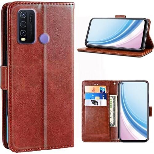 Case For Vivo Y50 1935 Cover Flip PU Leather Phone Protective Shell For VIVO Y50 Case Protector Bag With Card Slot Fundas