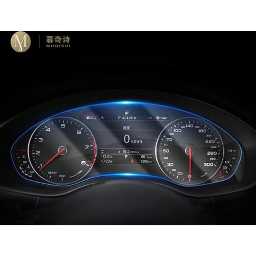 For Audi A6 A7 C7 2012-2018 Automotive interior Instrument panel membrane LCD screen TPU protective film decoration Anti-scratch