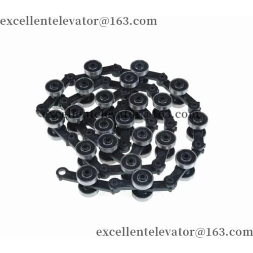 0384CAK SCH409214 Newel Chain Use for Fujitec Escalator 22 Pairs Bearing 1 Pack=4 Pieces