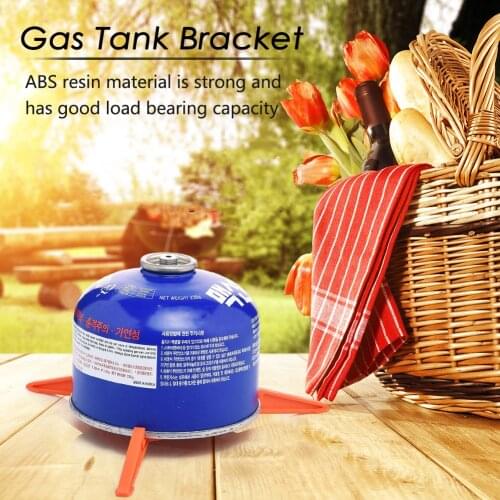 Gas Tank Bracket Gas Burner Outdoor stove Camping stove tools Bottle Shelf Stand Tripod Folding Canister Stand