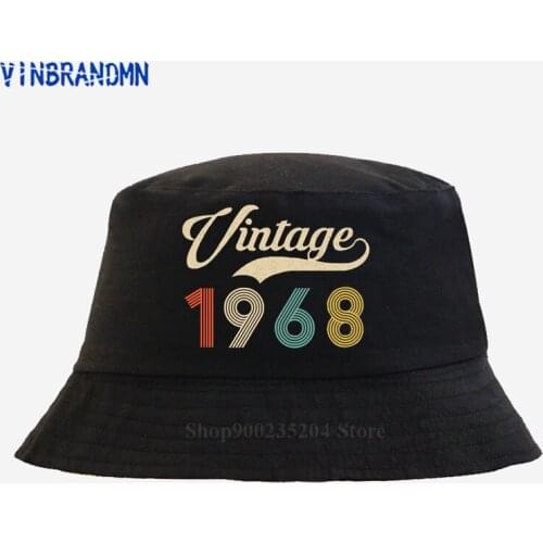 Summer Classical 1968 Birth Year casual hat Retro Vintage 1968 Fishing cap Father Wonderful birthday gift Idea Fashion cap
