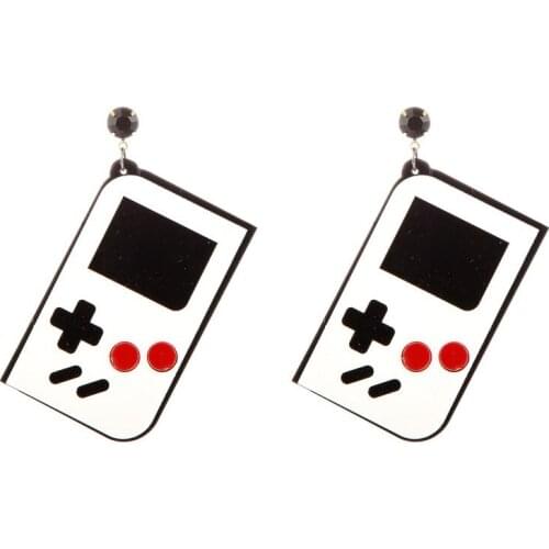 Classic Retro Game Machine Earrings For Women Fashion Originality Funny Acrylic Earrings Dangle hiphop Jewelry E20012