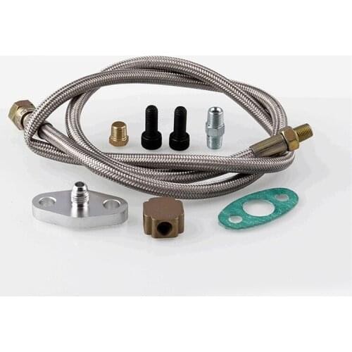 Adapter Kit Universal T3 Turbo Turbocharger Oil Need Line