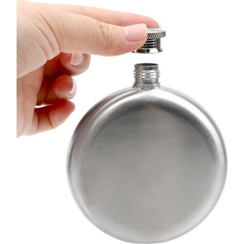 NICEYARD 5 oz Alcohol Hip Flasks Wine Bottle Drinkware Accessories Stainless Steel Russian Liquor Pot Round Whiskey Flask