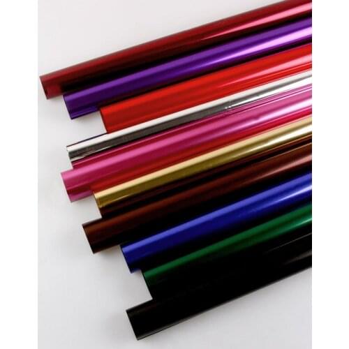 Metallic Waterproof Wrapping Paper Platinum Floral Packaging Paper Florist Bouquet Material Gift Art Packaging Supplies