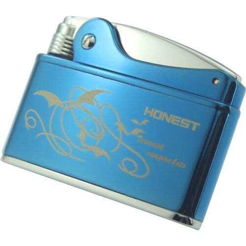 Unusual Retro Creative Metal Lighter Open Flame Kerosene Lighters Cigar Cigarettes Smoking Gadgets And Accessories Gift For Man