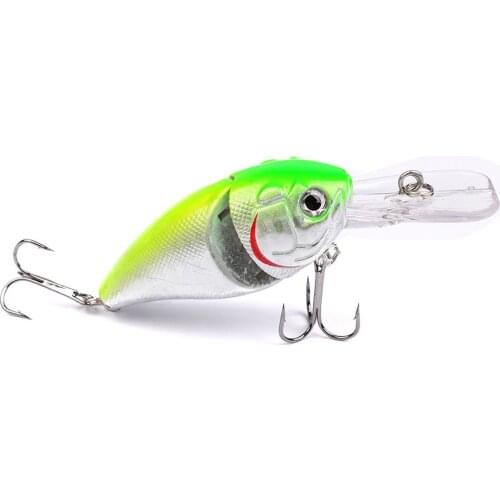 New Arrival 1pcs Lifelike Crank Fishing Lures 8.5cm/14g 6 Colors Hard Baits Quality Professional Fishing Wobblers lure