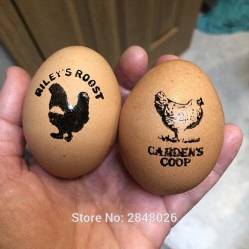 Custom FRESH EGGS Stamp,Chicken Egg Stamp Small Farm Egg Label,self-inking stamp,farmer gift