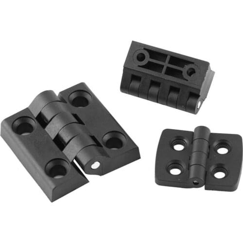 10pcs Hinges Black Color Nylon Plastic Butt Hinge for Wooden Box Furniture Electric Cabinet durable