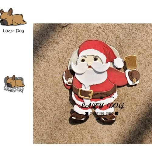 Santa Claus Christmas Metal Cutting Dies Scrapbooking Stencil Decorative Craft Embossing Die Cuts Card Making New Dies For 2019