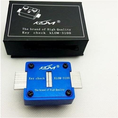 Genuine KLOM Key Check Locksmith Tools Blank Key Slot Checker KLOM-3100