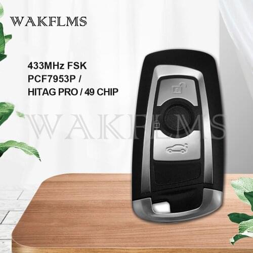 For BMW 1 2 3 4 Series F20 F21 F22 F23 F30 F31 F32 F34 F35 F36 F80 F82 F83 433MHz ID49 FEM Keyless Smart Key Fob 9312538 HUF5767
