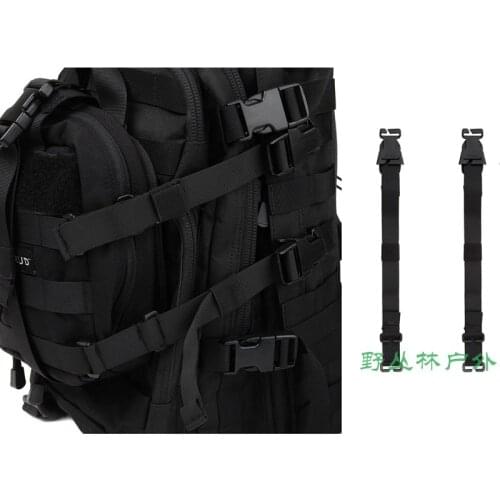 Outdoor Tactical Backpack Vest MOLLE With Fixed Belt Module Accessories Buckle Expansion Strap Molly Buckle