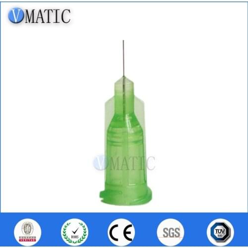High Quality Non Sterilized 100Pcs 34G 0.25'' Dispensing Glue Syringe Barrel Needle Tip 1/4 Inch