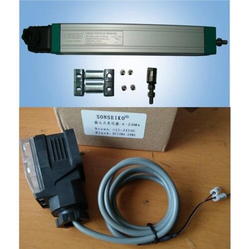 Pull rod type displacement sensor scale electronic ruler displacement sensor with transducer for Injection molding machine