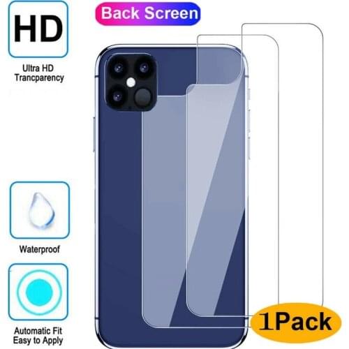 3PCS Full Cover Back Tempered Film for IPhone 12 Mini Pro Max Protective Glass for IPhone Rear Tempered Screen Protector Glass