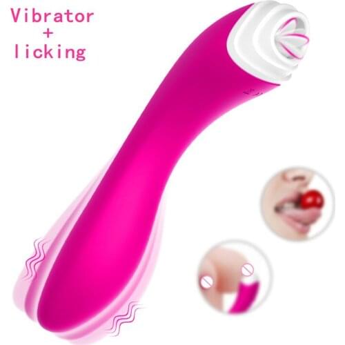 Tongue Lick Women Vibrator Clitoris Nipple Vagina Massage Anal Erotic Dildo Sex Toys For Woman Female Masturbator Mini Vibrators
