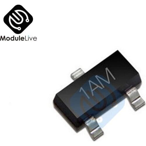 100PCS MMBT3904 SOT-23 2N3904 SMD 40V 200mA NPN Transistor