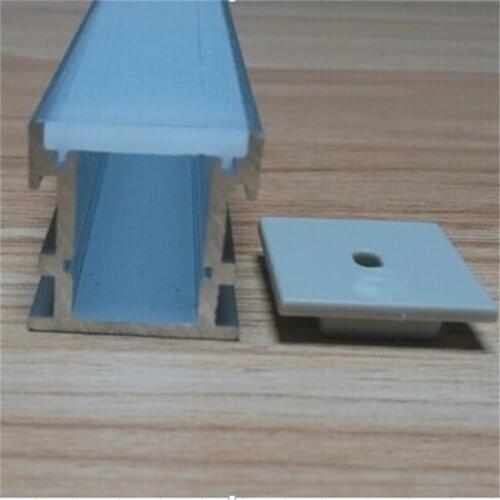 2m/pcs 20pcs/lot High Quality Free Shipping aluminum led profile for bar led strips milky/ transparent PC cover and end caps