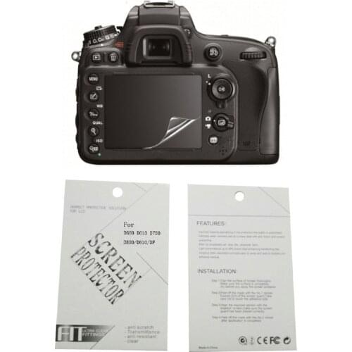 20pieces New Soft Camera screen protection film For Nikon D90 D7000 D3000 D3100 D7500 D3300 D3400 D3500 D5100 D5200 D5300 D7100