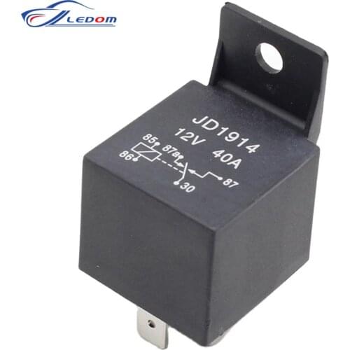 4 5 Pin 4P 5P 40A Waterproof Car Relay Long Life Automotive Relays Normally Open DC 12V/24V Relay For Head Light Air Conditioner