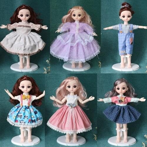 BJD 1/6 Fit for 11.5"-12"(30cm) Doll Clothes Fashion Beautiful Princess Dress Dress Up Dollhouse Accessories Girls Gift DIY Toy