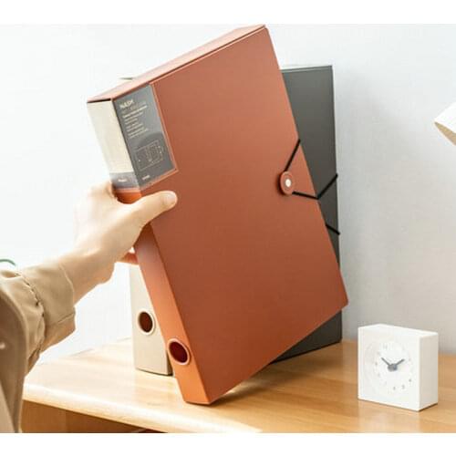 Fashion Colors A4 File Box Waterproof Document Case Office A4 File Storage Document Holder