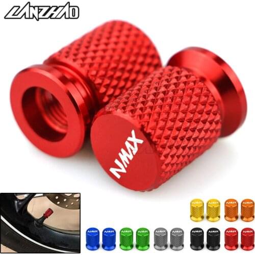CNC Aluminum Tyre Valve Air Port Cover Cap Motorcycle Accessories for Yamaha Nmax N-max 125 155 2017 2018 2019 2020 2021