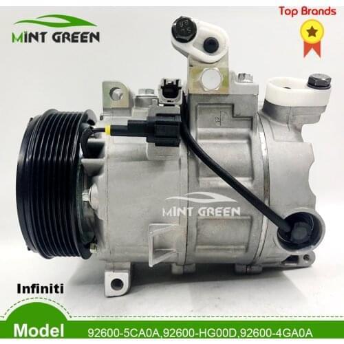 For Air Conditioning Compressor for 92600-4GA0A 926001CB2A 92600-1cb0b 92600-5CA0A 92600-HG00D Infinity EX35 FX35 G37 3.5L 3.7L