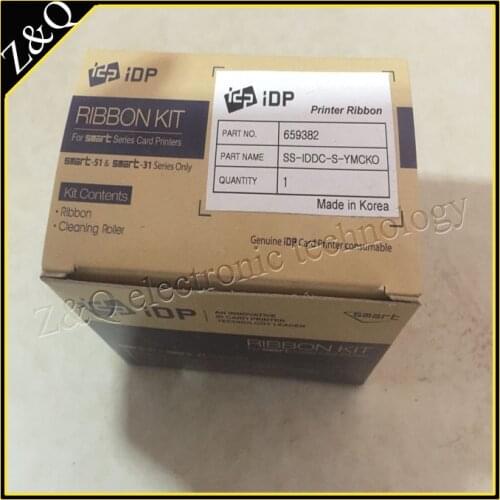 IDP 659382 SS-IDDC-S-YMCKO color ribbon work Smart 51S printer