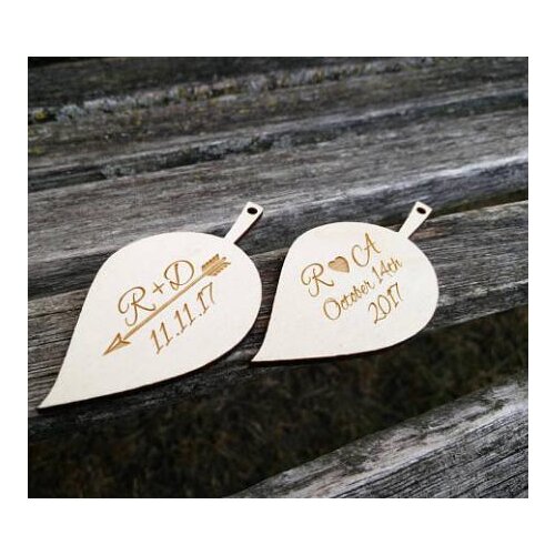 Personalized name rustic leaf wedding baby shower birthday gift favor tags bridal shower Wedding party favors invitation inserts