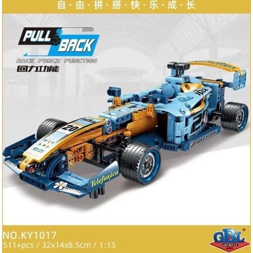Expert Famous Sport Car Super Racing Car Auto Building Blocks Sport Racer Pull Back off-load Vehicle Bricks Toy For Children