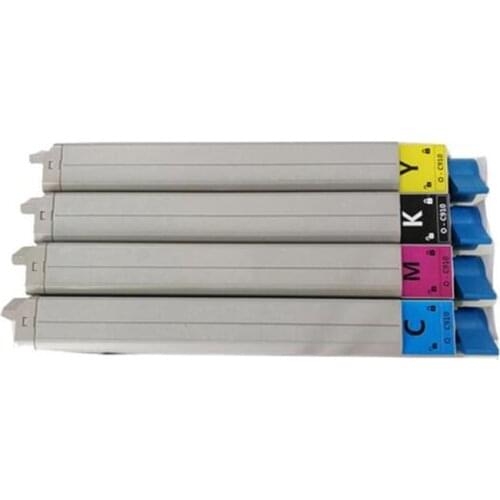 4PCS C910 C930 Color Toner Cartridge Compatible for OKI C910n C910dn C910dnt 910 930 Copier Toner Kit Office Consumables KCMY
