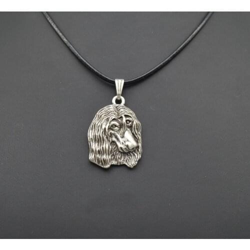 Fashion Cute vintage 3D Afghan Hound dog Pendant Choker women Necklace Trendy delicate charm gift Jewelry