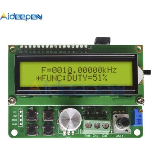 FYE050 DDS Function Signal Generator Module 3V Random Waveform Triangle Sine Square Sawtooth Wave Duty Cycle Frequency Generator