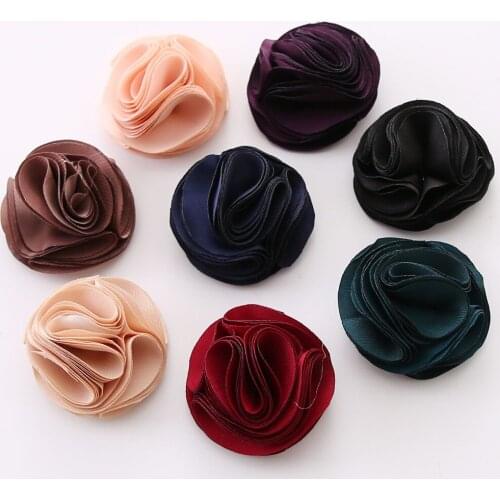 Mutilayer Felt Rose Flower for girl Hair Headband Accessories Apparel Decoration
