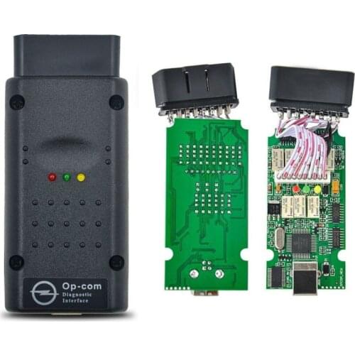 Newest V1.59 Firmware OP COM OPEL OPCOM Software 120309A OP-COM CAN BUS Scanner OBDII Diagnostic Tool For Opel PIC18F458 Chip