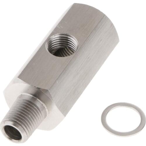 1/8" Oil Pressure Sensor Tee Professional with Washer Sturdy for NPT Adapter