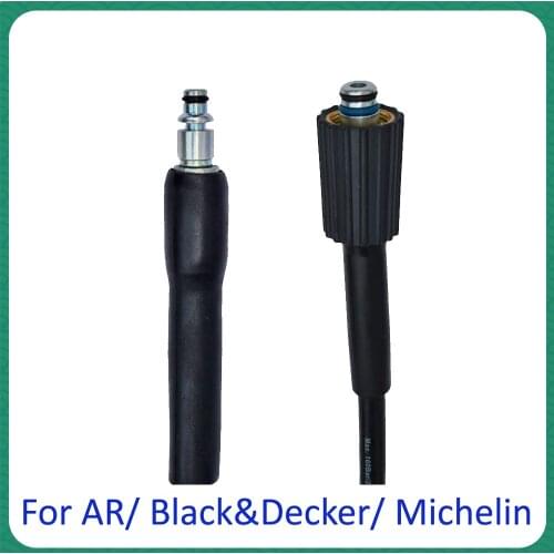 10m High Pressure Water Cleaning Hose Pipe Cord Pressure Washer Hose for AR Blue Michelin Black & Decker Makita MAC Allister