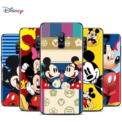 Disney Cartoon Pink Minnie Mickey Mouse For Samsung Galaxy A9 A8 A7 A6 A5 A3 Star Plus 2018 2017 2016 TPU Silicone Phone Case