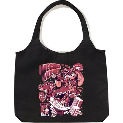 New Fashion Ladies Handbags Graphics Printed Tote Bag Canvas Shopping Travel Women Eco Reusable Shoulder Shopper Bags Bolsa Lona