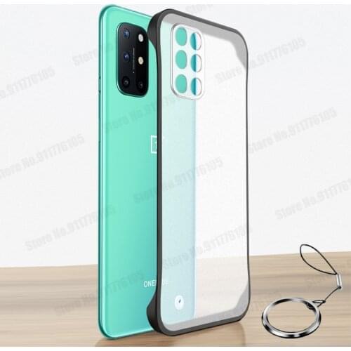 Ultra Thin Frameless Shockproof Phone Case For Oneplus 8T 8 Pro Clear Translucent Phone Protective Cover For One Plus 7T 7 Pro 6