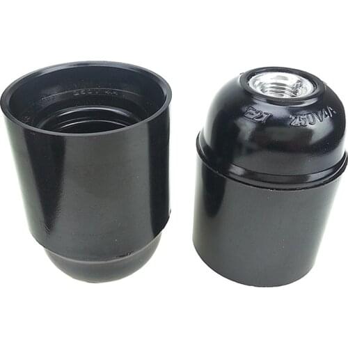 10pcs LS0001 E27 Screw Lamp Base Plug Connector Accessories Bulb Holder Fit for E27 Screw Bulb Various Lighting Fixtures