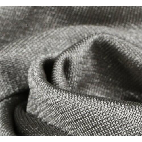 100% silver fiber anti radiation electroconductive fabric for maternity dress
