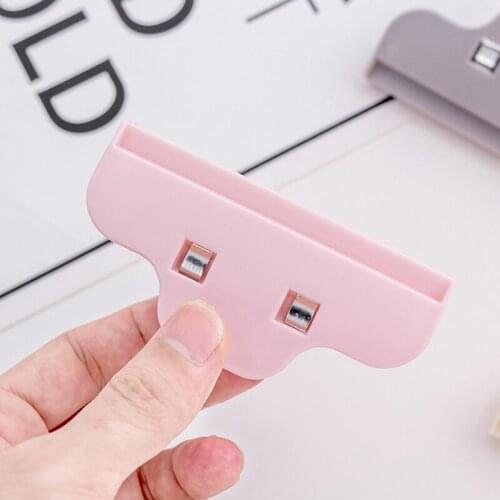 3 pcs Dried Milk Bag Sealed Clips Candy Food 10cm Waterproof Storage Package Sealing Clamp Bag Clips