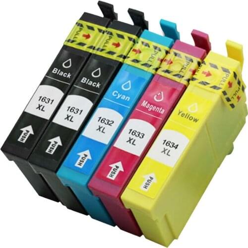 5PK T1631-4 Compatible Ink Cartridge For Epson WF-2010W WF-2540WF WF-2630WF