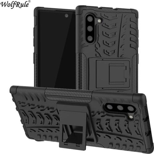 For Samsung Galaxy Note 10 Case For Samsung Note 10 Phone Bumper TPU & PC Holder Armor Phone Case For Galaxy Note 10 Cover 6.3