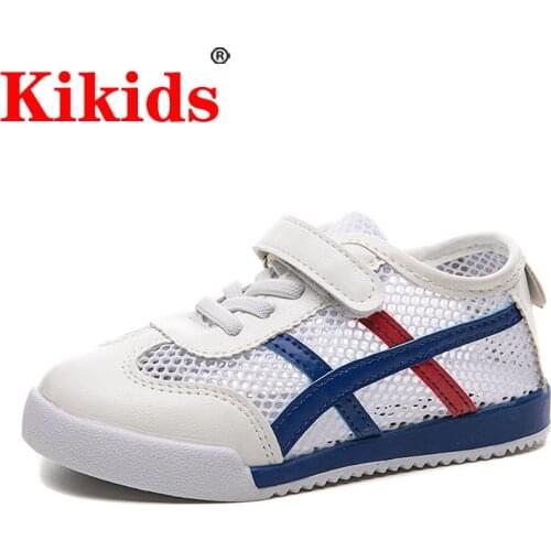Kid Shoes New 2020 Fashion Children Flat Shoes Infant Kids Baby Girls Boys Solid Stretch Mesh Sport Run Breathable Soft Shoes